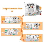 Libro Bebe De Tela Colas Primera Infancia Didactico Varios - Imagen 4