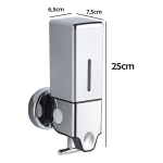 Dispensador Bomba De Jabón Shampoo Para Baño 500ml - Imagen 6