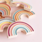 Adorno Arcoiris De Madera Para Cuarto Infantil Boho - Imagen 21