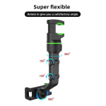 Soporte Celular P/ Espejo Retrovisor 360° Ajustable 50-100mm - Imagen 2