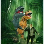 Disfraz Inflable Dinosaurio Tiranosaurio Rex Fiesta - Imagen 3