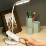 Lampara Led Con Pinza Para Escritorio Flexible Recargable - Imagen 2