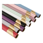 Pack X20 Papel De Regalo Metalizado Dorado Envoltorio Cumple - Imagen 9