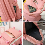 Set Mochila Y Bolso De 5 Piezas Escolar Niño Niña Infantil - Imagen 4