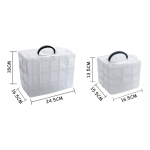 Caja Organizadora Organizador Con Separadores 16.5x15.5x13.5 - Imagen 4