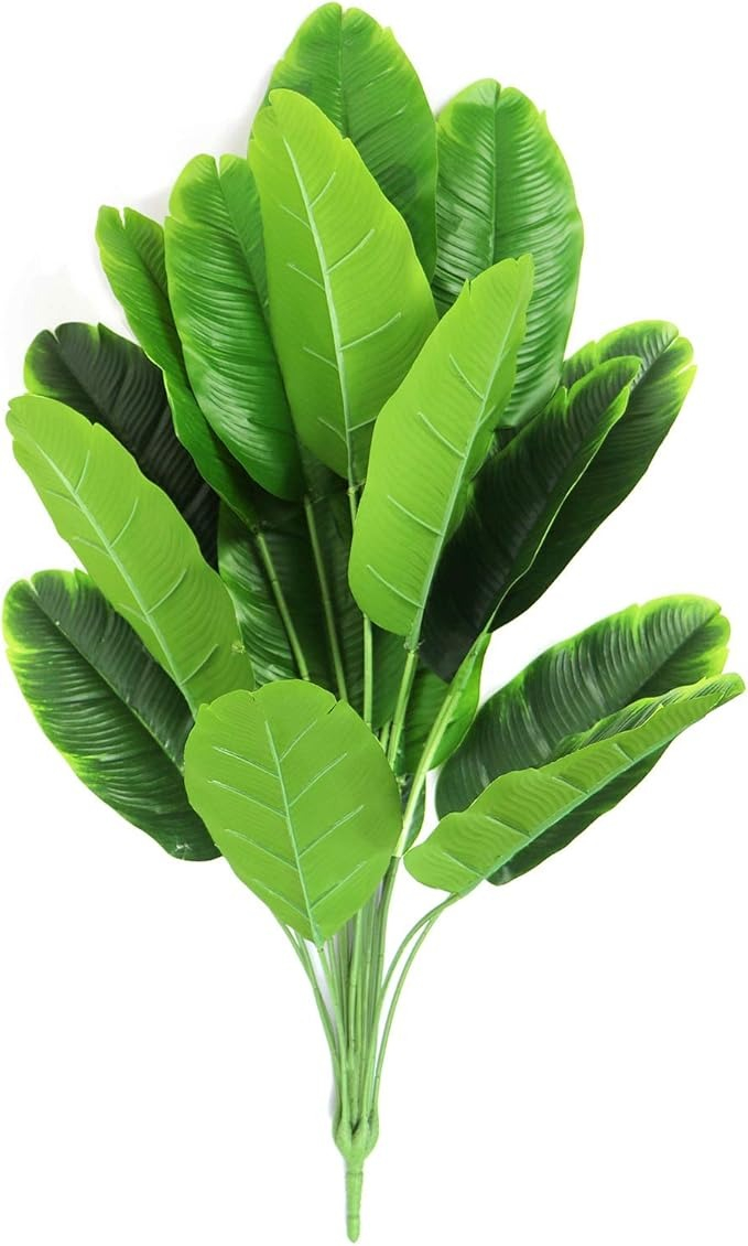 D_607191-MLU85671983050_062025-F.jpg Planta Artificial 80 Cm Hoja Tropical Palmera Banano - Imagen 1