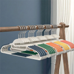 Set X10 Perchas Anticaída Armario Antideslizantes Color Azul - Imagen 3