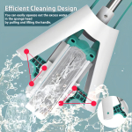 Mopa Trapeador Plegable Lampazo Escurridor Esponja Absorbent Color Naranja Y Verde - Imagen 2