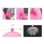 Cinta Arco Para Globos 5 Metros Para Fiestas Cotillon Atrix(R) Color Transparente - Imagen 3