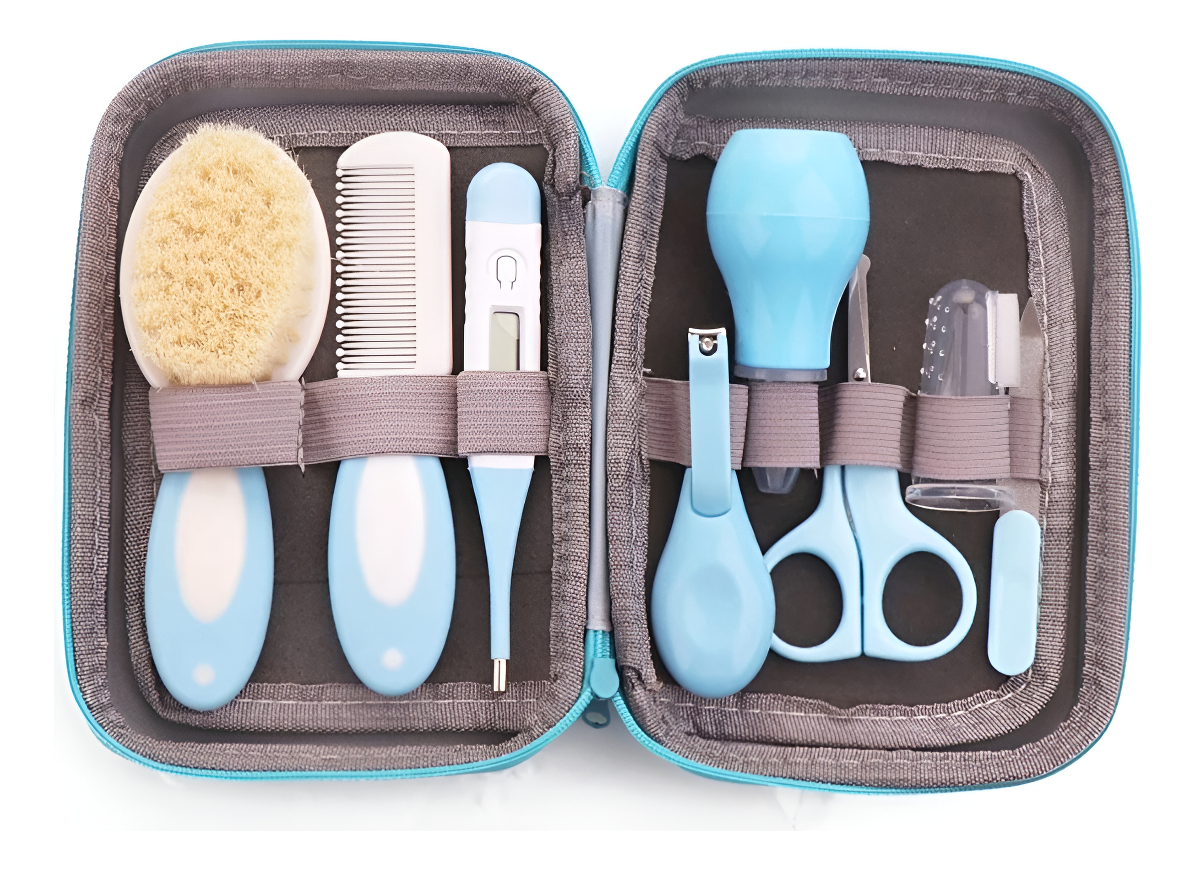 D_609642-MLU89886162538_082025-F.jpg Set De Cuidado Para Bebes Y Niños, Tijera, Alicate, Cepillos - Imagen 1