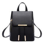 Mochila Cartera Urbana Minimalista Con Tapa En Cuerina - Imagen 6