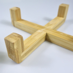 Comedero Bebedero Mascota Elevado Ceramica Base Madera - Imagen 13