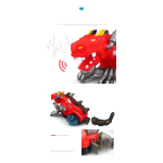 Juguete Niños Dragon Mecánico C/luz Y Sonido Larga Humo - Imagen 3