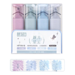 Pack X 4 Resaltadores Pastel Con Glitter Ideal Escolares - Imagen 2