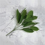 Ramo Planta Artificial Para Decorar Hoja Larga 50cm - Imagen 3