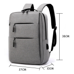 Mochila Porta Notebook Laptop C/puerto Usb Impermeable - Imagen 5