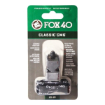Silbato Fox 40 Clasico Cmg Con Protector Negro Entrenador - Imagen 3