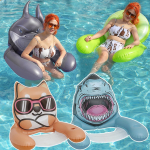 Inflable Silla Para Piscina Diseño Animales - Imagen 10