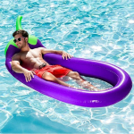 Inflable Piscina Flotador Con Malla Diseño Berenjena 190cm - Imagen 3