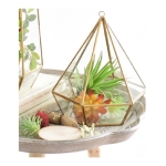 Piramide Decoracion Boda Colgante Figura Geometrica Maceta - Imagen 2