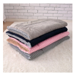 Almohadón Cucha Cama Para Mascotas Perro Gato De Interior Color Gris Diseño Liso - Imagen 2