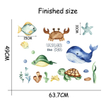 Vinilo Infantil Decorativo De Pared Oceanico - Imagen 2