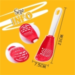 Cuchara Multiuso Espatula Colador Prensa Resistente Al Calor - Imagen 16