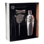 Set 5 Piezas Juego Cocteleria Barman Acero Inoxidable Color Metálico - Imagen 2