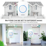 Timbre Inalámbrico 110 Db Enchufe Inteligente 300 Metros - Imagen 8