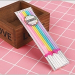 Velas De Colores Para Cumpleaños Fiestas Decorativas X8 - Imagen 4