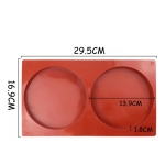 Molde Silicona Circular Tortas Tartas Reposteria -60º A 230º - Imagen 2