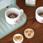 Juego Cafetera Madera Niños Niñas Con Accesorios Juguete - Imagen 7