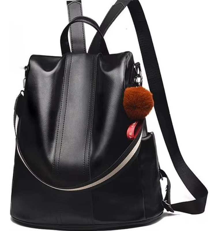 D_617667-MLU79828099569_102024-F.jpg Mochila Cartera Antirrobo Mujer Sin Acceso Delantero Cuero - Imagen 1