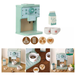 Juego Cafetera Madera Niños Niñas Con Accesorios Juguete - Imagen 9