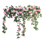 Guirnalda De Flores Artificial,guía De Rosas Artificial,flor - Imagen 7