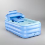 Bañera Inflable Piscina Spa Tina Portátil De Pvc + Inflador - Imagen 12