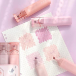 Pack X 4 Resaltadores Pastel Con Glitter Ideal Escolares - Imagen 7