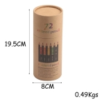 Lapices De Colores Profesionales Dibujo Con Estuche X 72 - Imagen 6