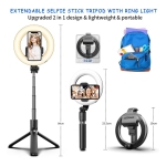 Tripode Anillo Luz Led Selfie Maquillaje Fotos C/ Control - Imagen 2