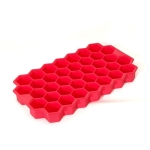 Hielera Cubetera 37 Hielos Gourmet Molde Silicona Con Tapa - Imagen 3