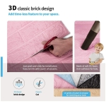 Set X5 Revestimientos Adhesivo Panel 3d Simil Ladrillo - Imagen 14