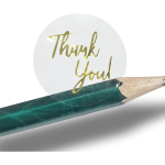 Rollo Etiqueta Sitckers Decoracion Agradecimiento - Imagen 2