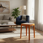 Taburete Banco Banqueta De Plastico Y Rattan Apilable - Imagen 7