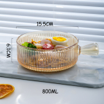 Plato Hondo Estilo Cazuela Copetin Vidrio Con Asa 15cm - Imagen 27