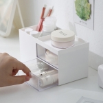 Caja Organizadora Maquillaje Cosméticos Con Doble Cajón - Imagen 6