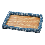 Cama Cucha Para Mascotas Chica 40x30cm Perro Gato Color Gris Diseño Rayas - Imagen 2