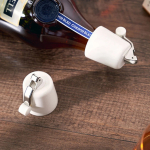 Tapón De Botellas De Vino Champagne Sellado De Silicona Negro - Imagen 4