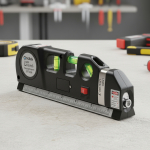 Nivel Láser Profesional Cinta Métrica 3 Estágios Nivelador - Imagen 9