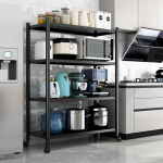 Rack Organizador Para Almacenamiento Cocina Baños 4 Estantes - Imagen 2