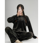 Conjunto Pijama Jogging Sweater Plush Peluche Abrigo Inviern - Imagen 5